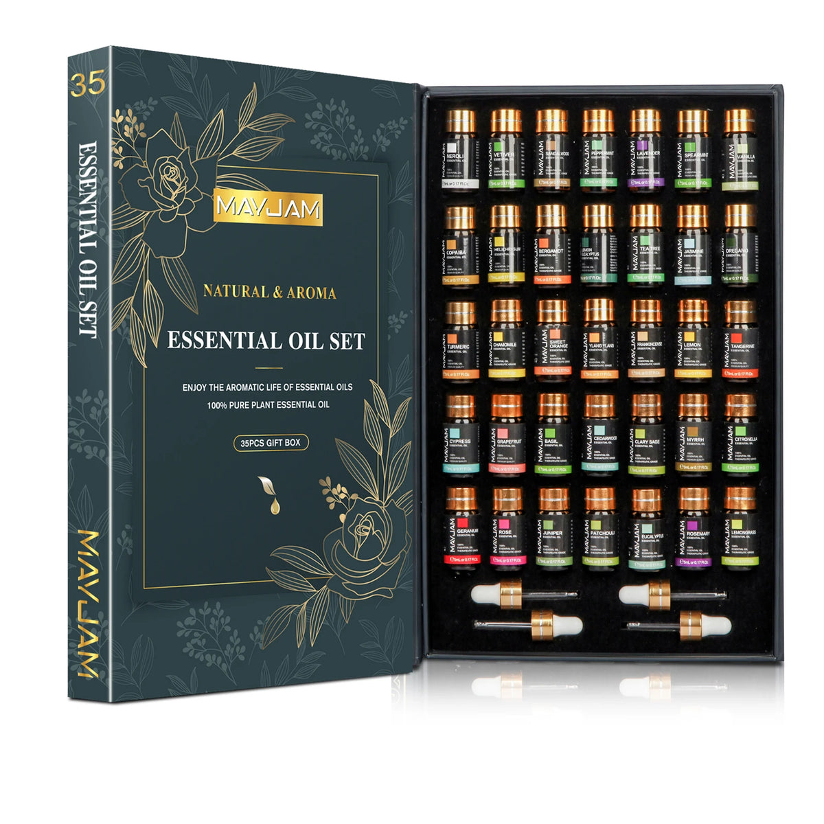 MAYJAM Essential Oils Set for Diffusers Humidifiers and Aromatherapy