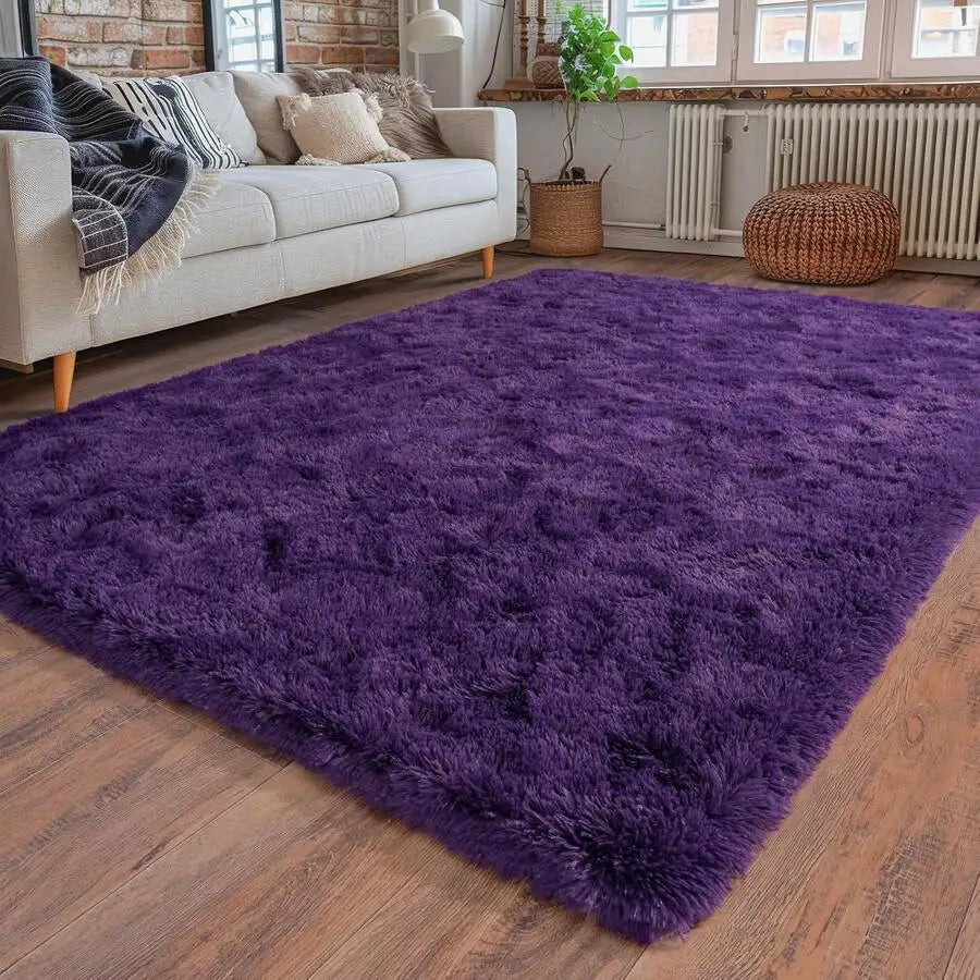 Plush Shag Rug For Bedroom Living Room And Dorm Decor