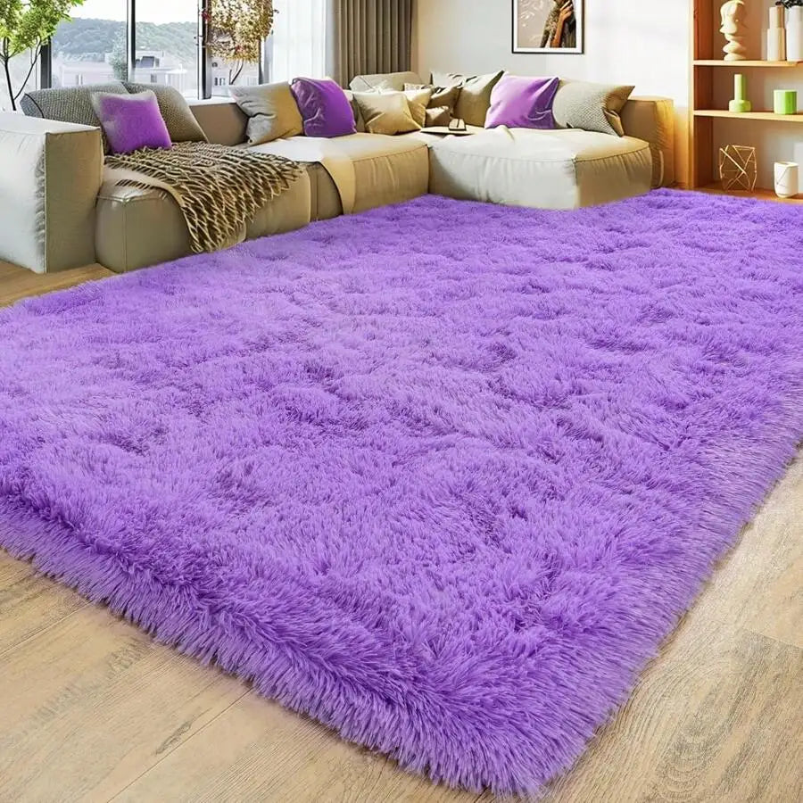 Plush Shag Rug For Bedroom Living Room And Dorm Decor