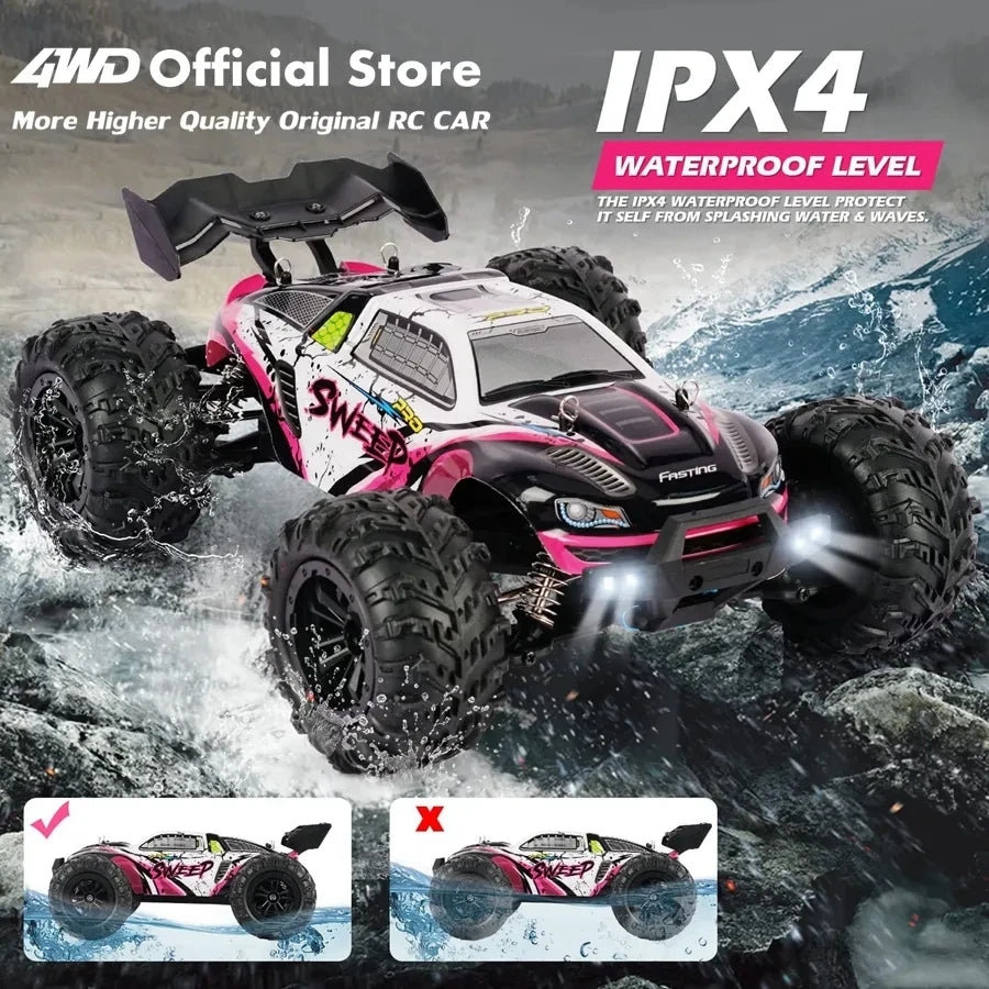 4WD Off Road Remote Control Car High Speed Brushless Buggy