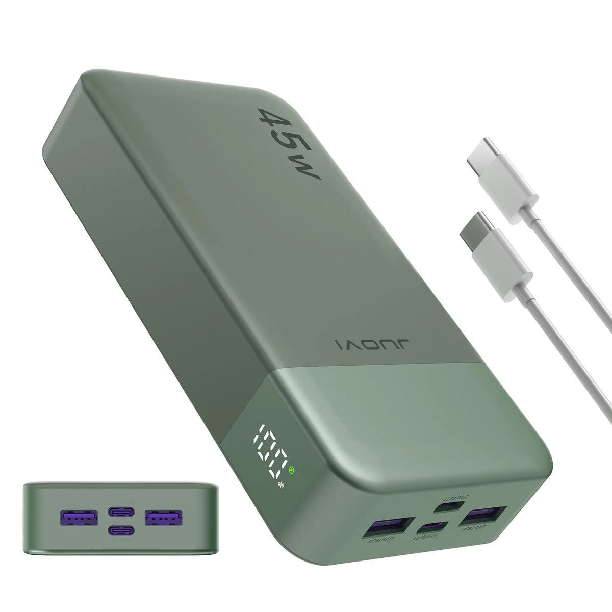 20000mAh 45W Fast Charging Power Bank With Led Display