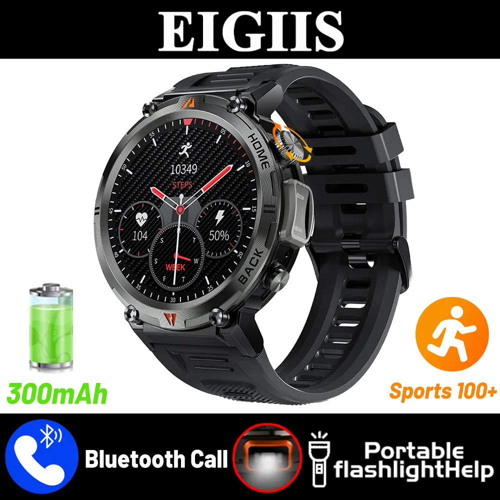 EIGIIS KE3 Bluetooth Call Smartwatch with Heart Rate Monitor