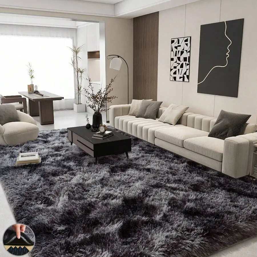 Plush Shag Rug For Bedroom Living Room And Dorm Decor