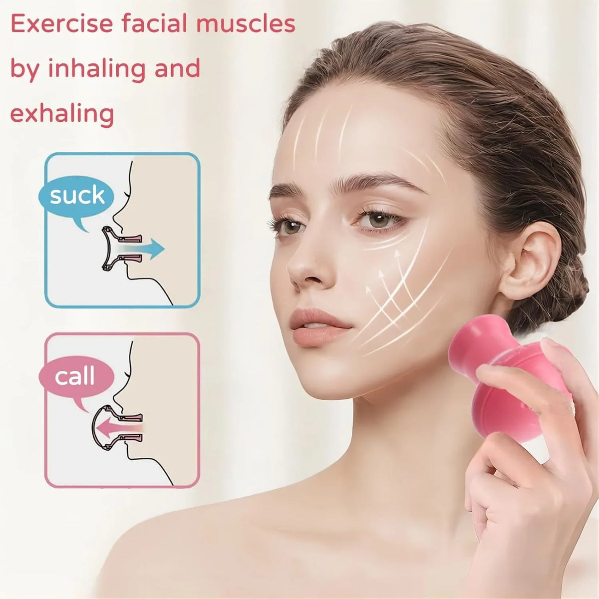 Face Exerciser Jawline Shaper for Facial Muscle Training and Toning Tool
