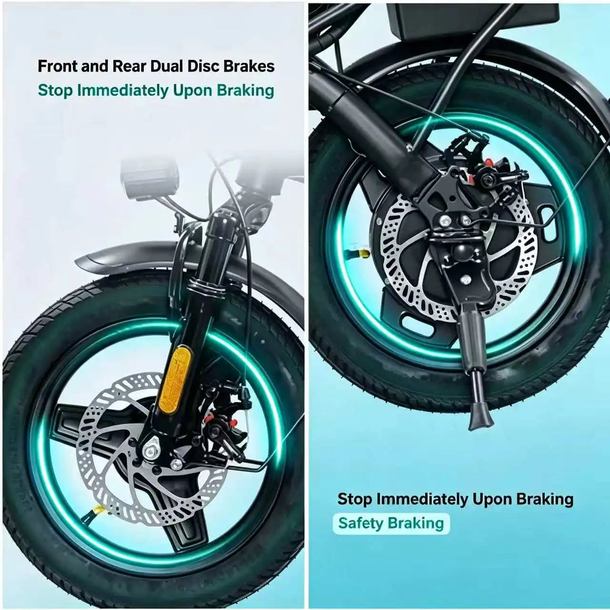 HEZZO T5 Folding Electric Commuter Bike With 750W Peak Motor