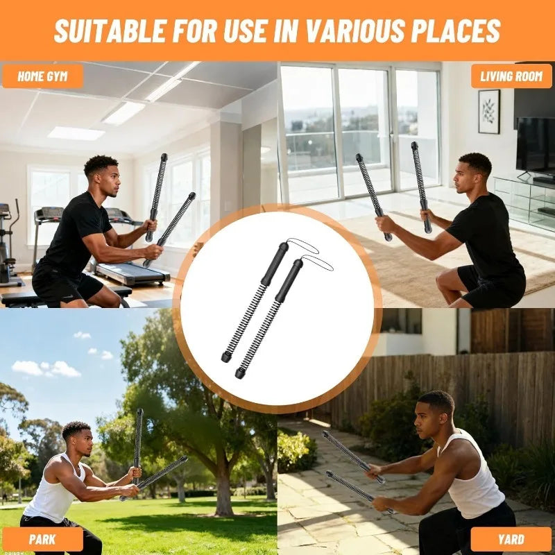Wireless Combat Rope Trainer for Strength and Aerobic Fitness