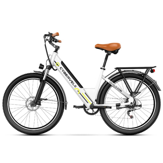 Cybervelo Urban Electric Bike With 1000W Motor And 7 Speed Gears