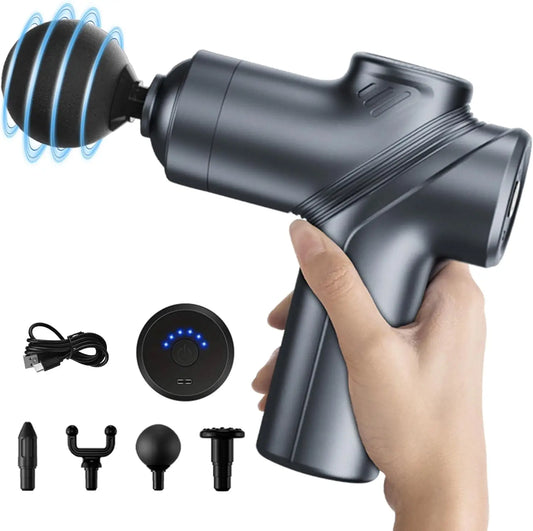 Leercon Muscle Massage Gun Portable Brushless Motor With Four Heads