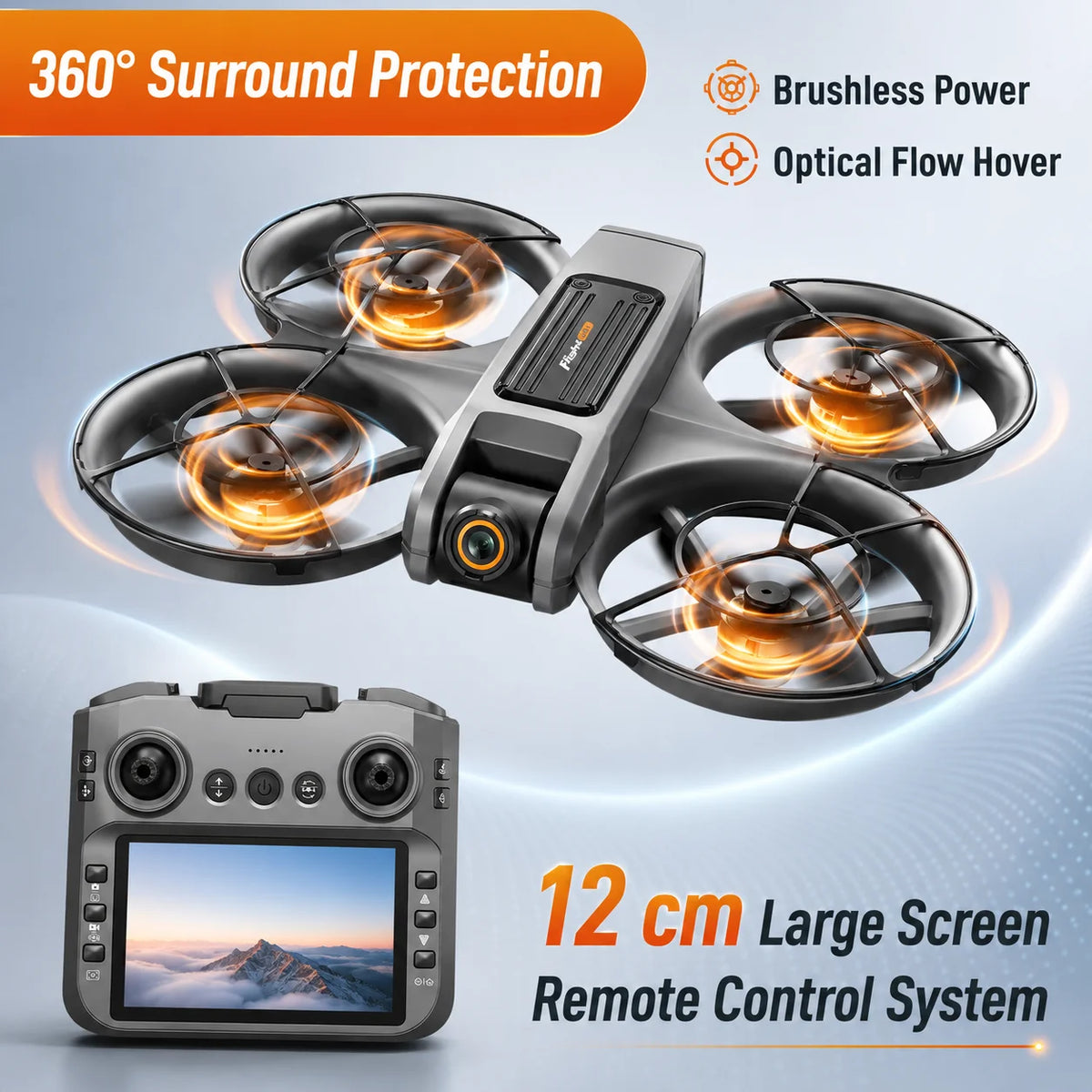 ZNLYRION Drone With 8K Dual Camera And Brushless Motor