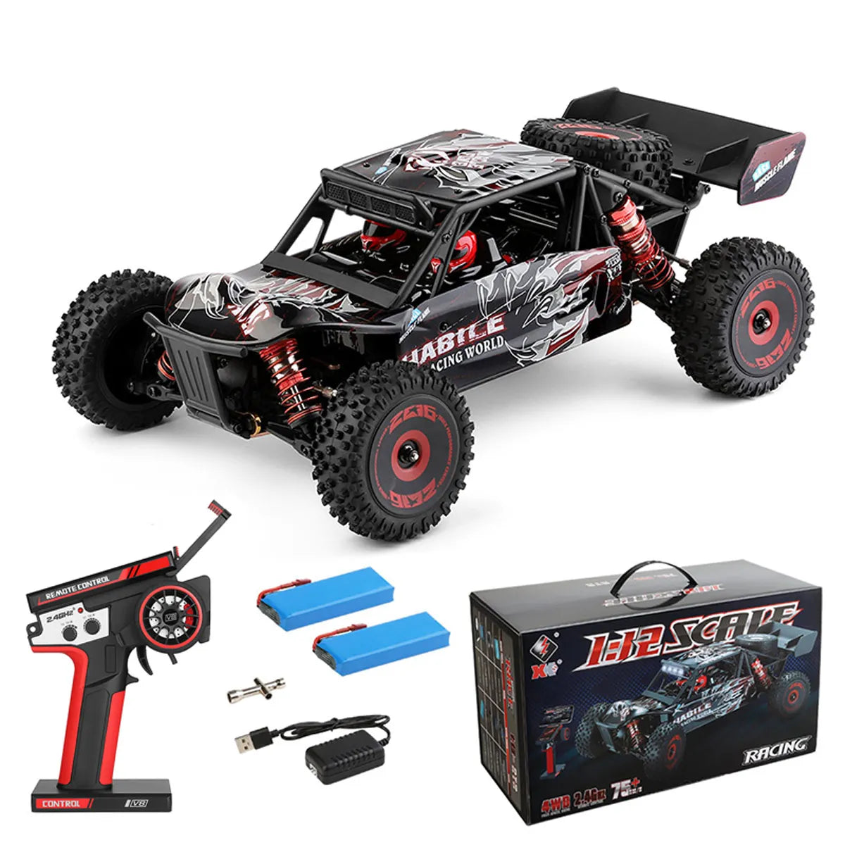 WLtoys 124016 4WD Remote Control Off Road Racing RC Car