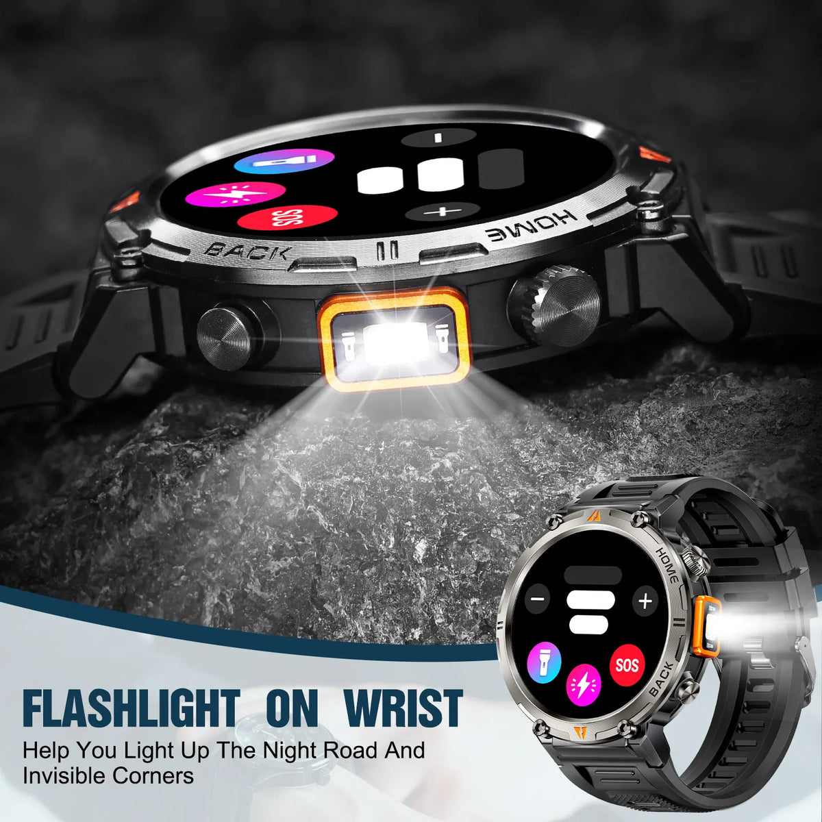 EIGIIS KE3 Bluetooth Call Smartwatch with Heart Rate Monitor