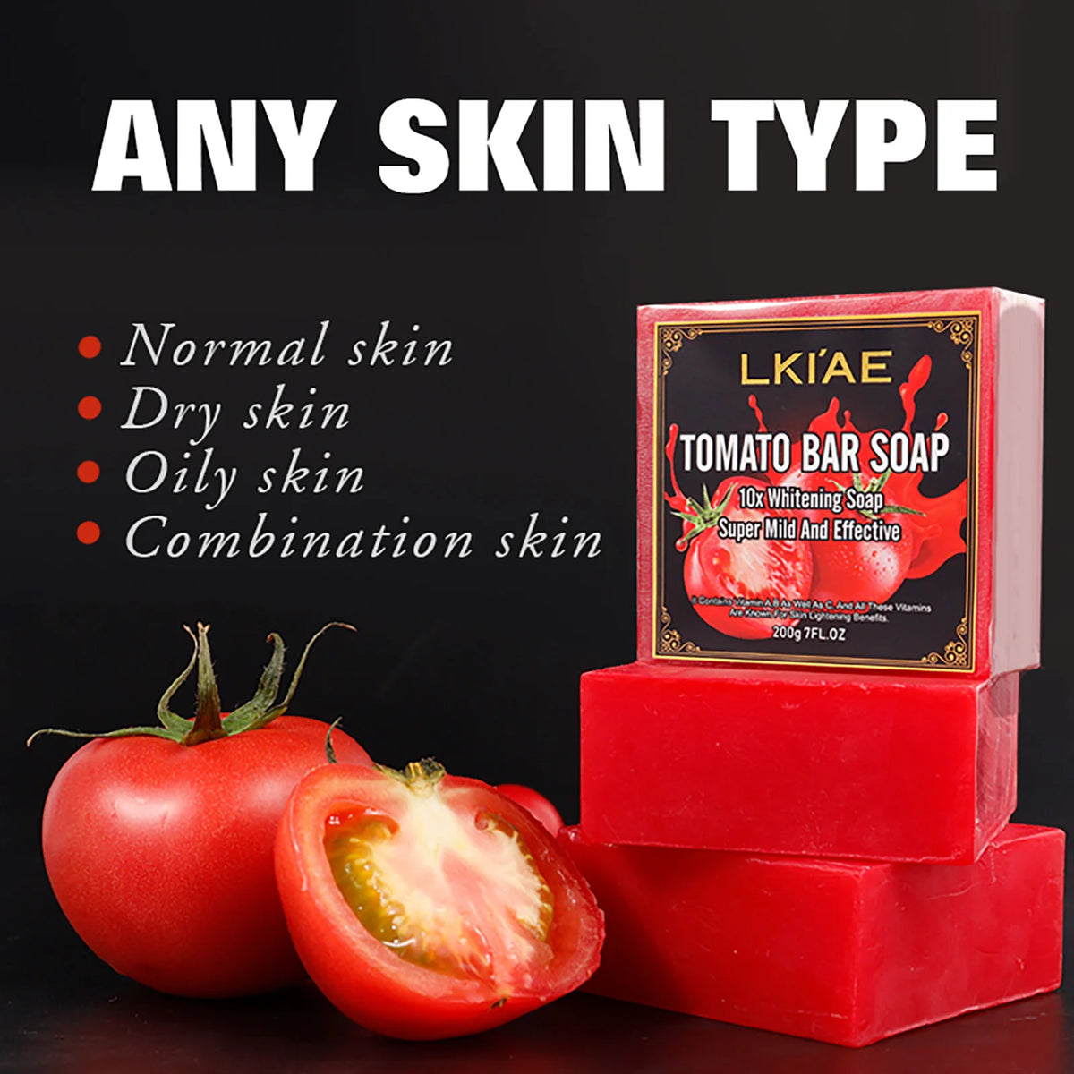 Ailke Natural Tomato Soap Bar For Whitening And Moisturizing Care