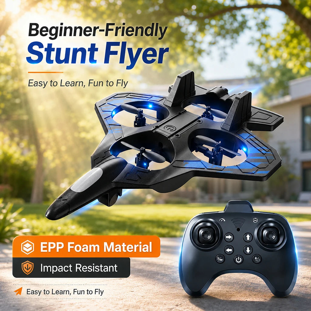 ZNLYRION YL87 RC Foam Fighter Plane With 360 Stunt Flight
