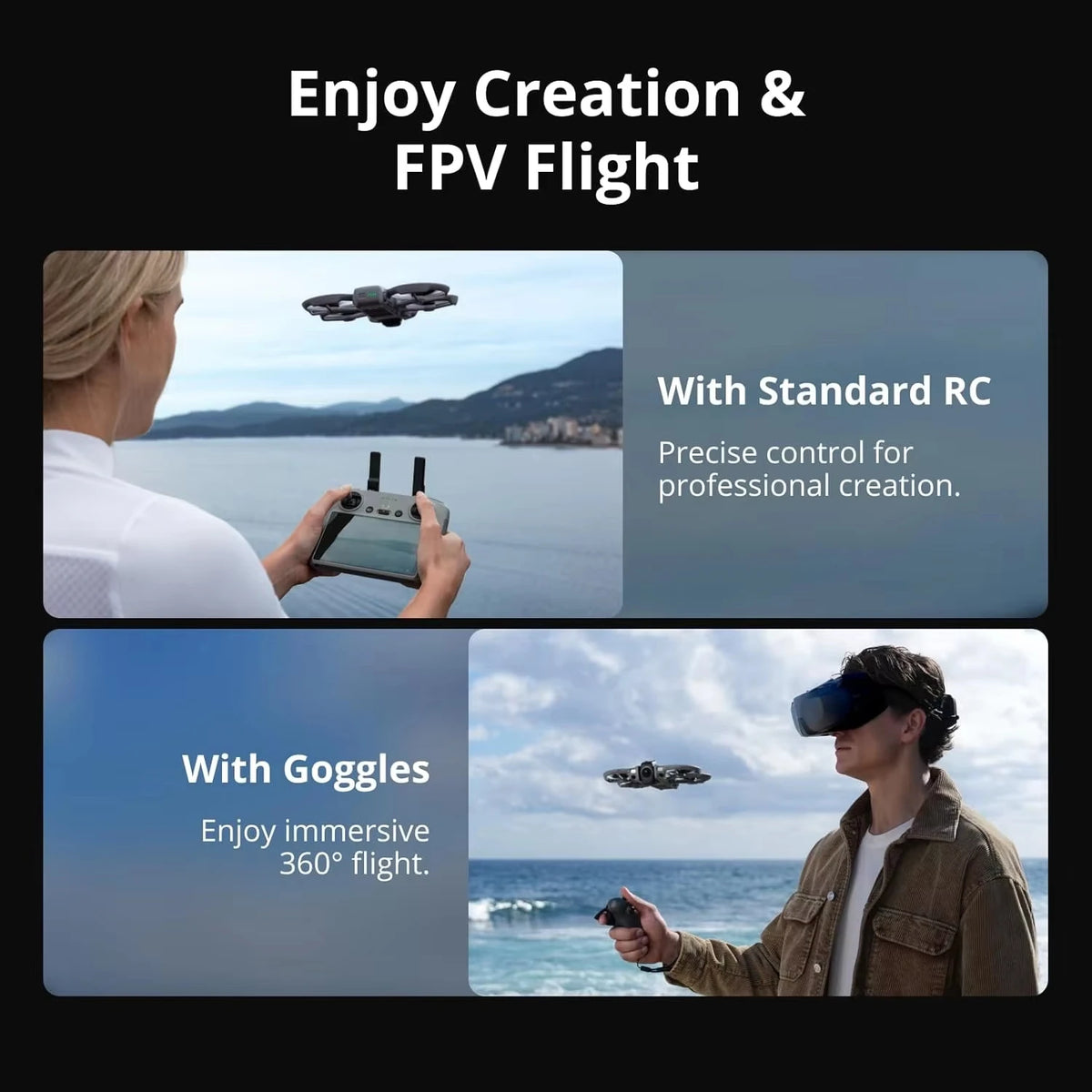 DJI Avata 360 FPV 8K Aerial Imaging Drone With RC2