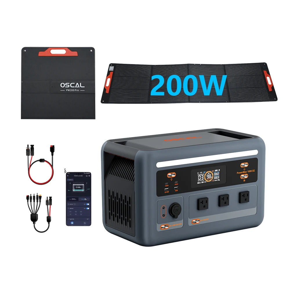 Oscal PowerMax 1800Se 1024Wh Portable Power Station