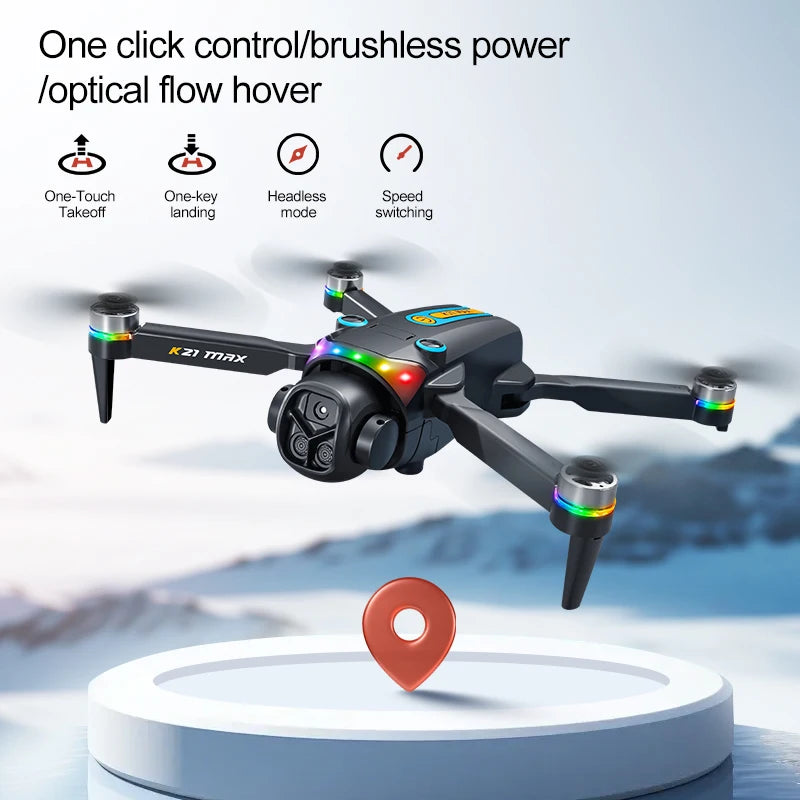 K21MAX FPV Drone With Screen Remote And Auto Return