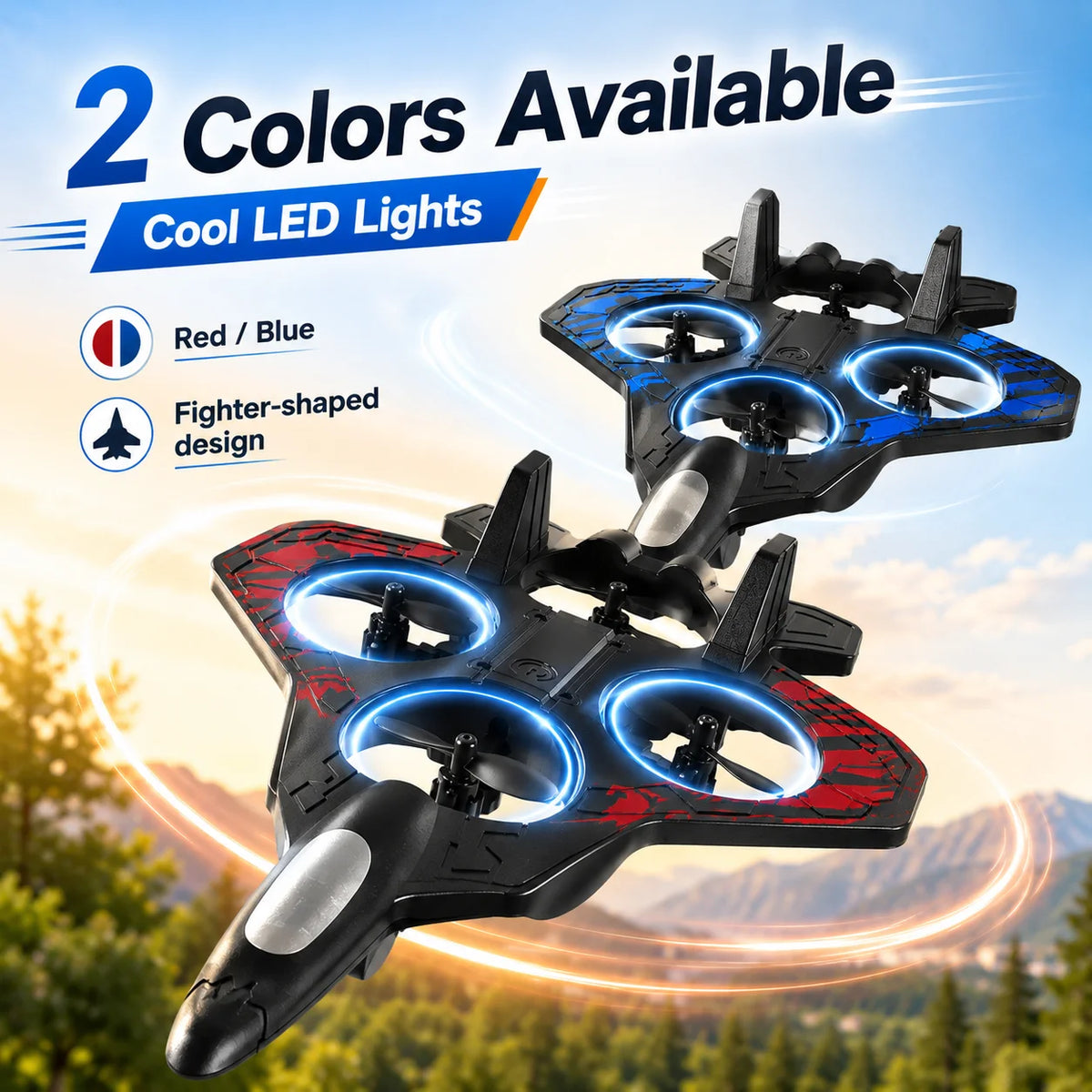 ZNLYRION YL87 RC Foam Fighter Plane With 360 Stunt Flight