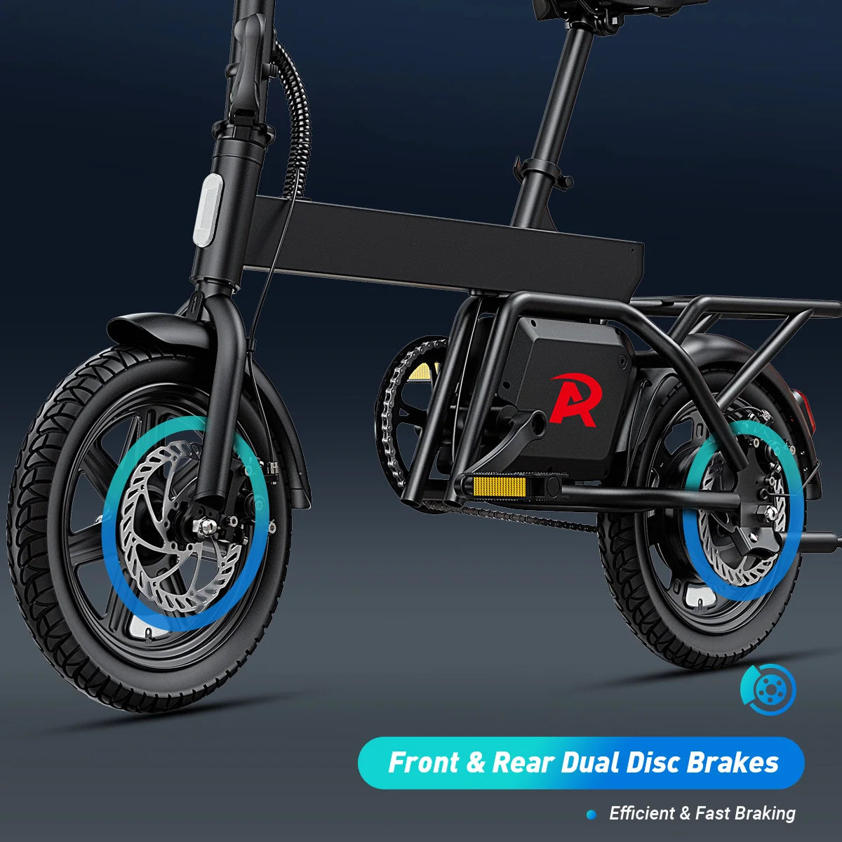DYU B20 Folding Electric Bike With Removable Battery Pack