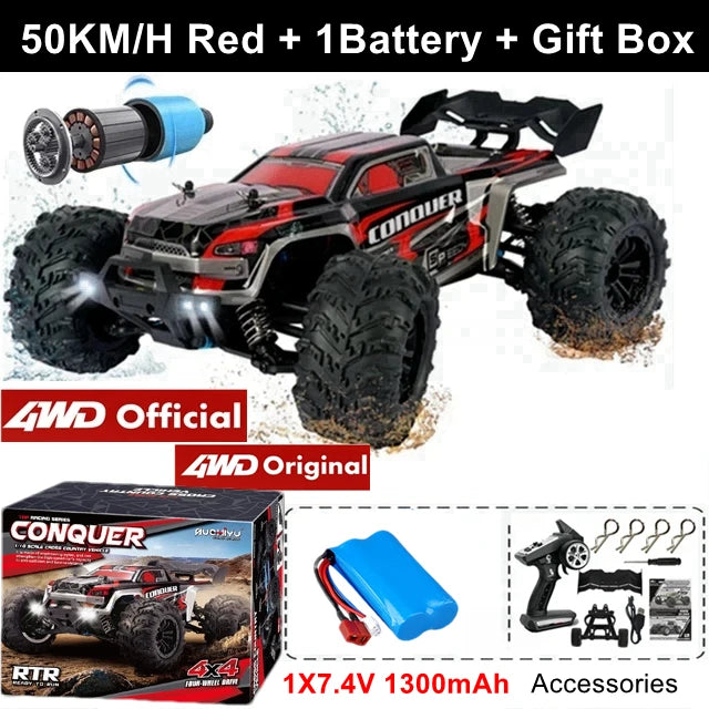 4WD Off Road Remote Control Car High Speed Brushless Buggy
