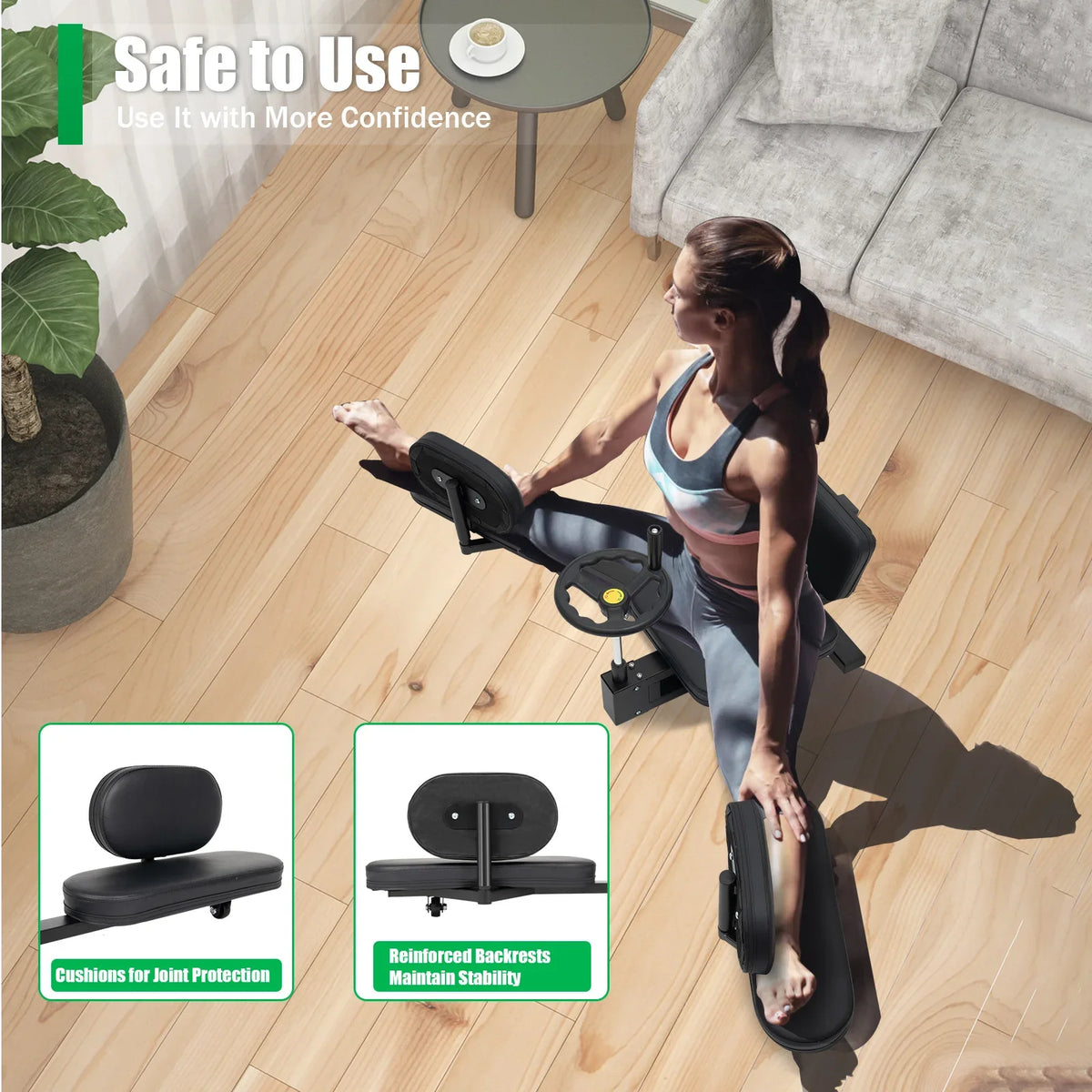 Heavy Duty Four Bar Leg Stretcher For Core And Leg Flexibility
