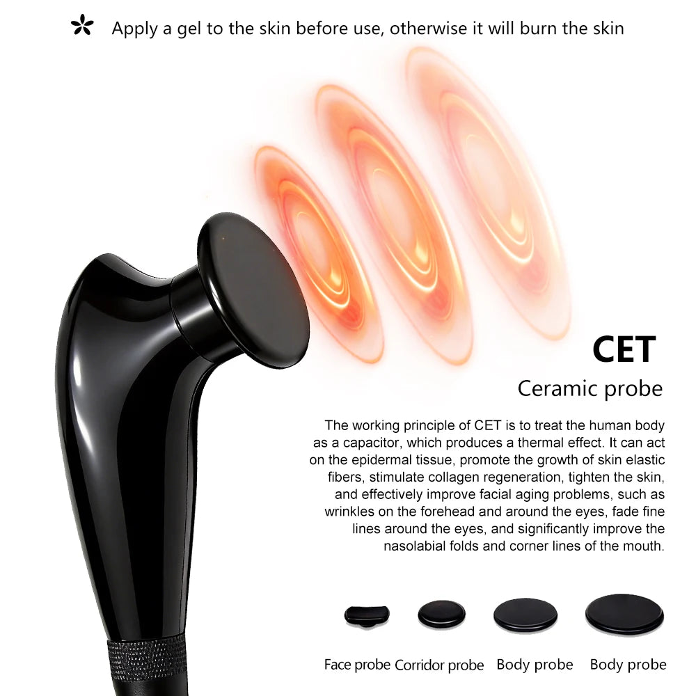 YUET WIN Tecar Therapy Device For Skin Tightening And Rejuvenation