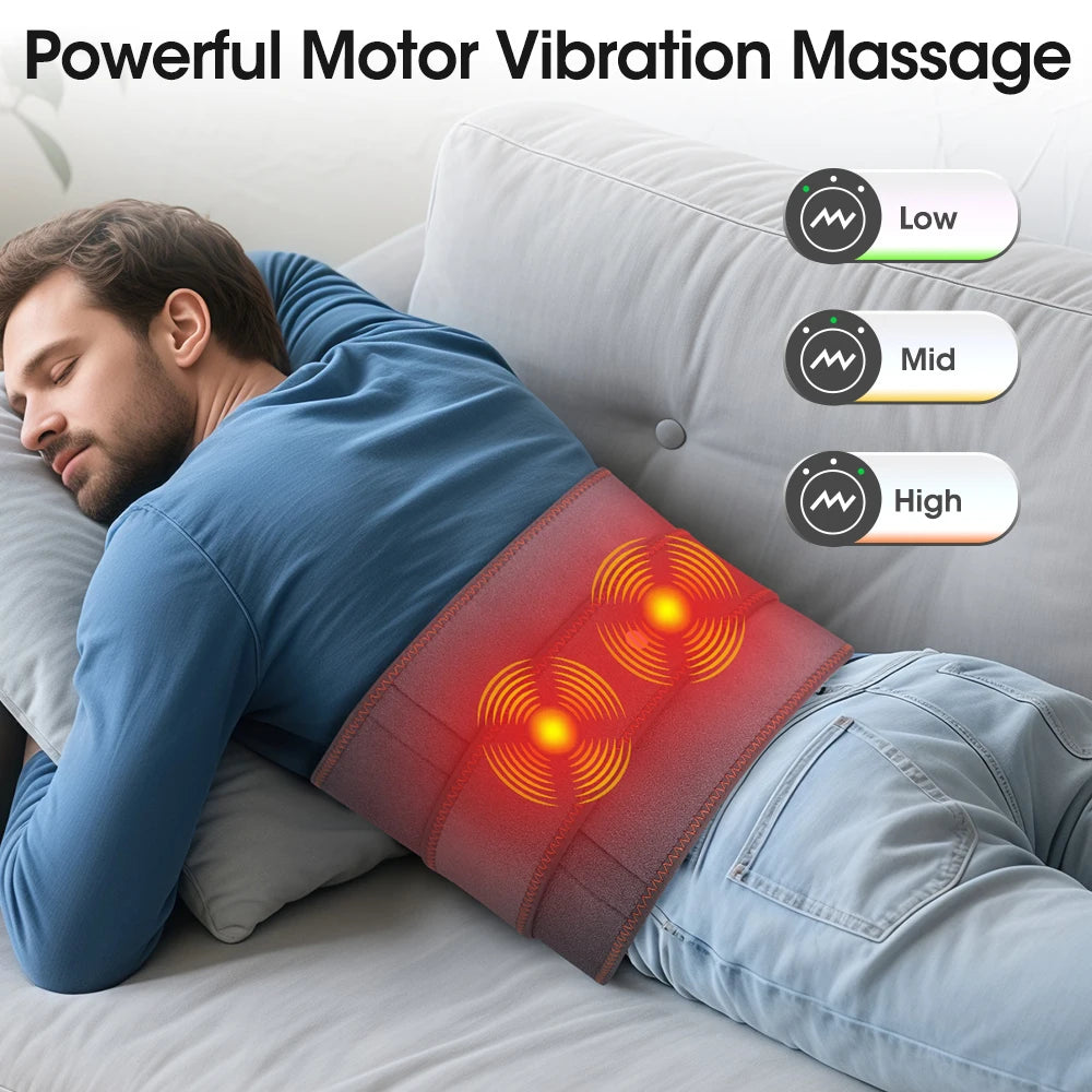 Hailicare Electric Heating Lumbar Support Belt With Vibration