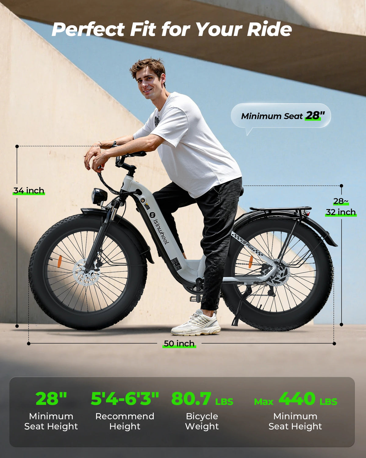 iScooter U8 Ultra 750W Electric Bike With Long Range
