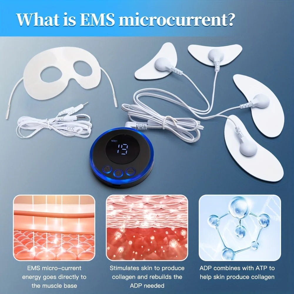 Jitesy EMS Facial Massager for Skin Tightening and Facial Lifting