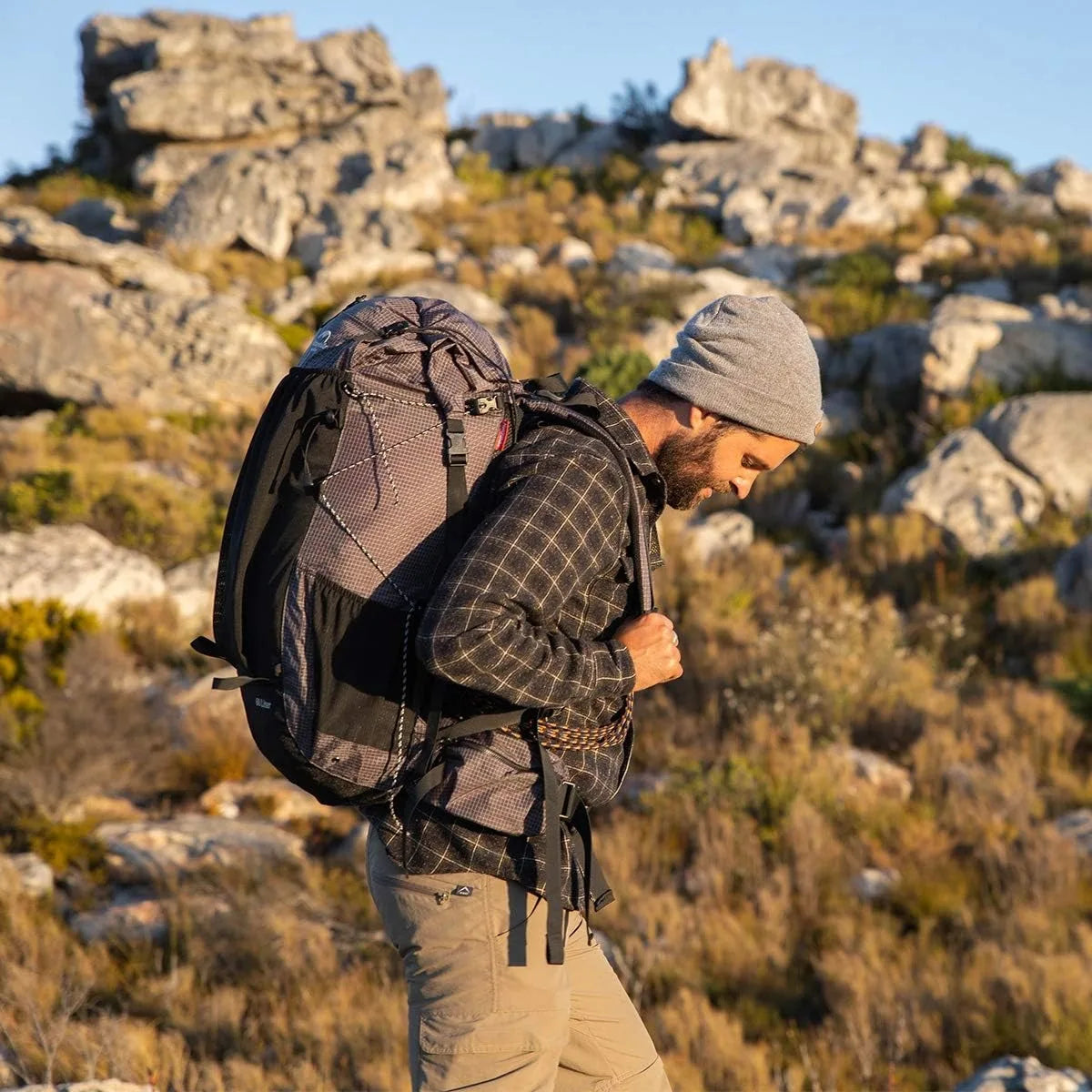 Naturehike Nylon Travel Hiking Backpack with Rain Cover