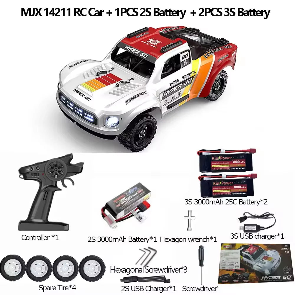 Jyscend MJX Hyper Go Brushless 4WD Racing RC Truck