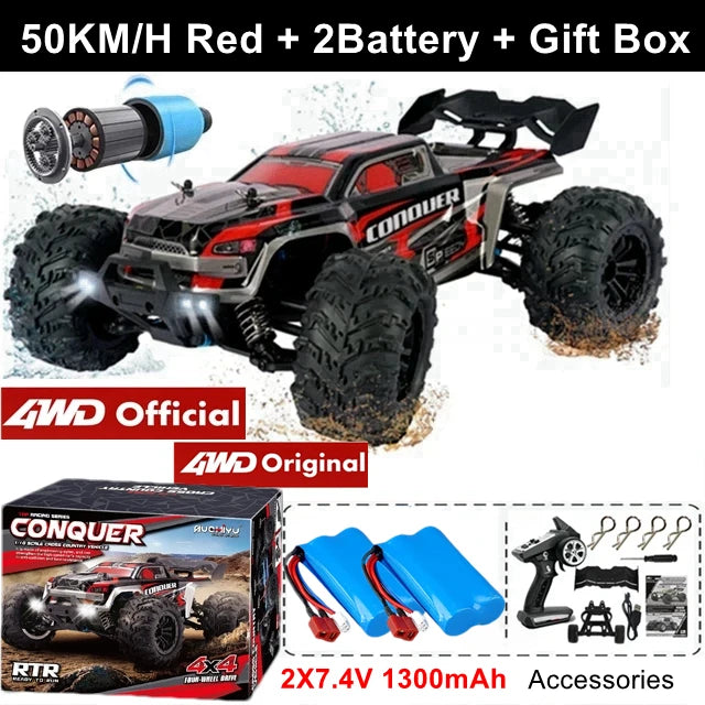 4WD Off Road Remote Control Car High Speed Brushless Buggy