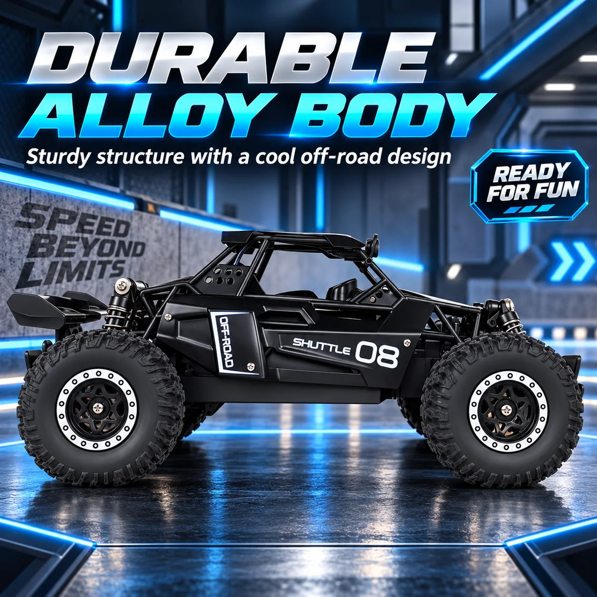 ZNLYRION Remote Control Off Road Racing Buggy With LED Lights
