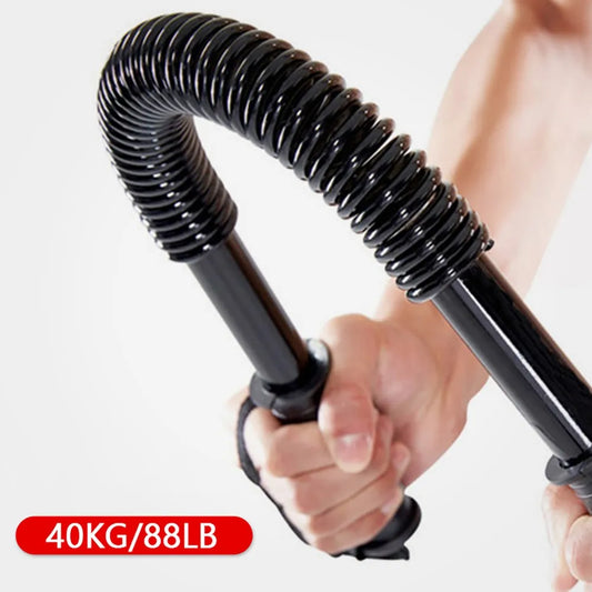 Heavy Duty Spring Chest Power Bar Arm Strength Trainer