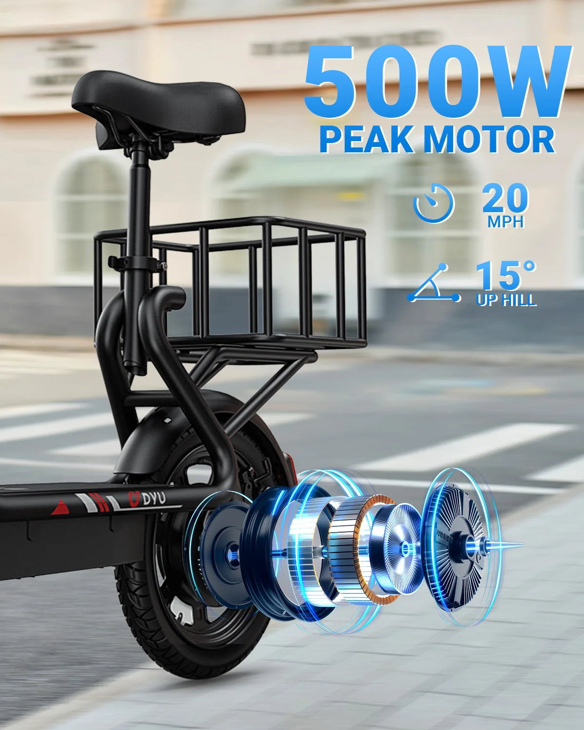 DYU C4 Folding Electric Scooter 250W City Commuter
