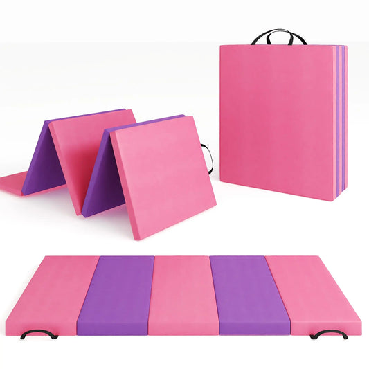 HiMISS Thick Foldable Gymnastics Exercise Mat For Home Training