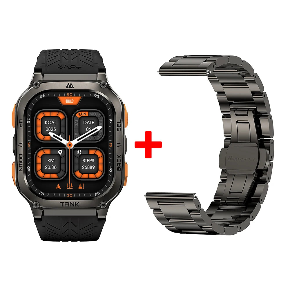 KOSPET Tank M3 Ultra GPS Smartwatch Health Monitor