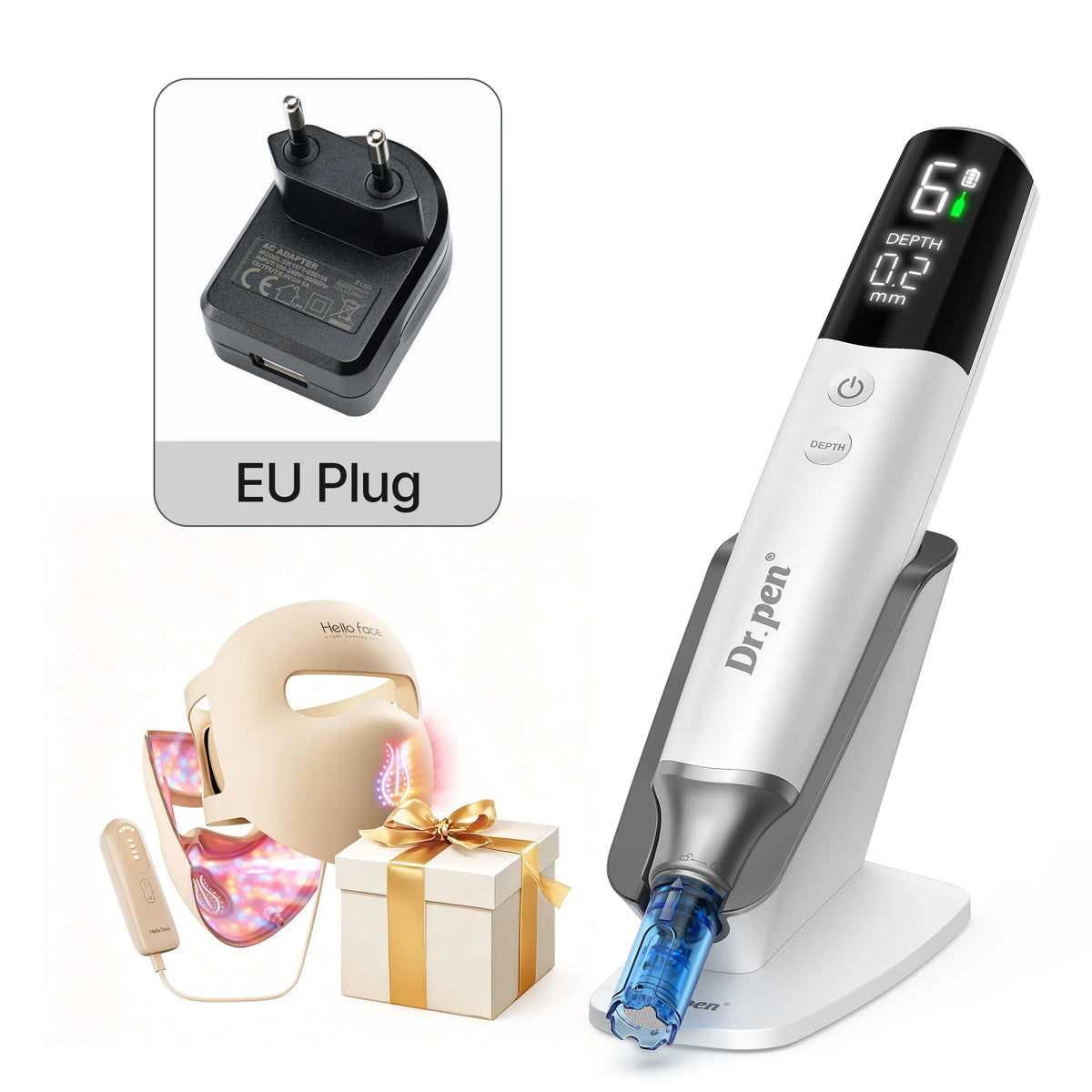 Hello Face Dr Pen M9 Microneedling Device With LED Mask