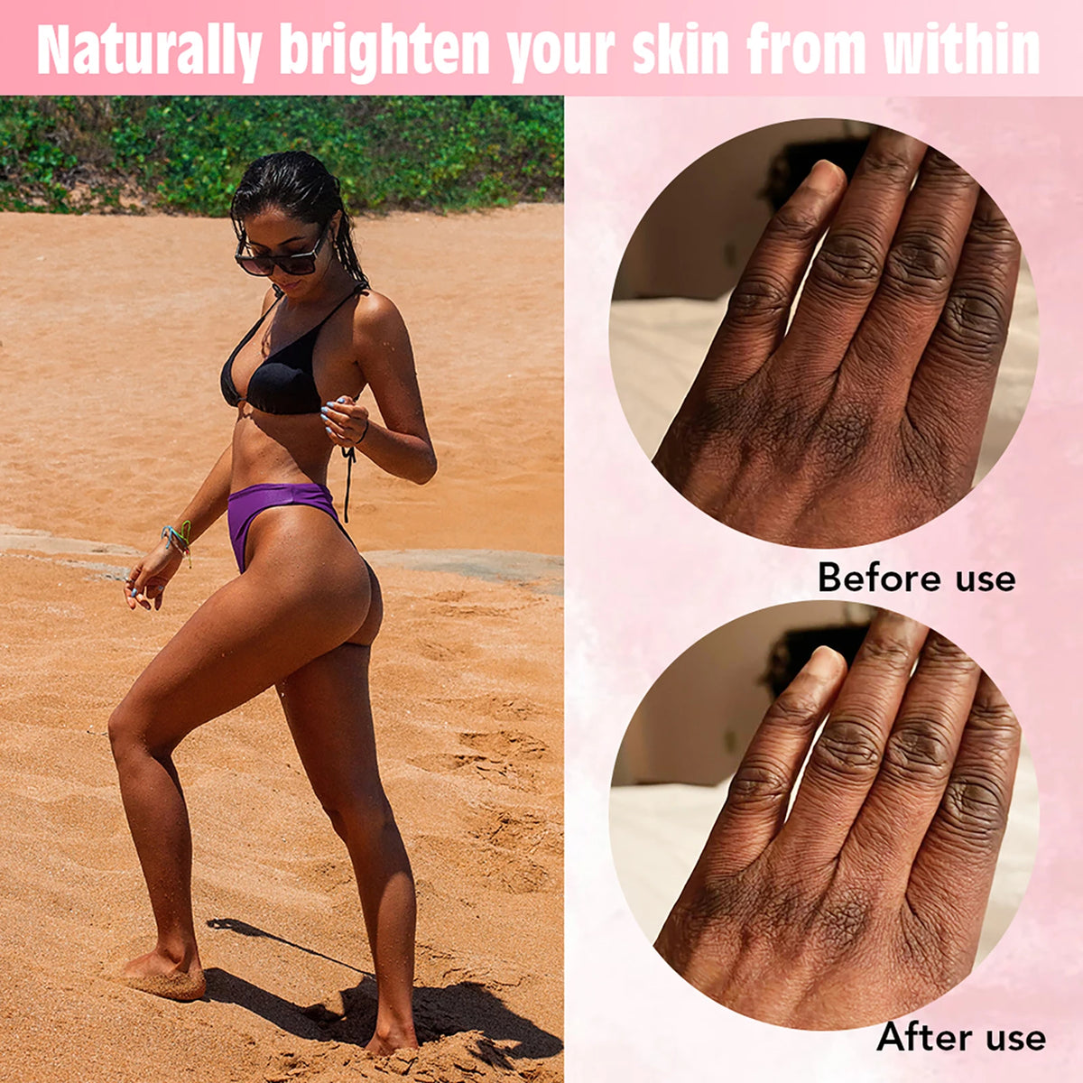 AILKE Vitamin C Glutathione Brightening Lotion for Even Skin Tone