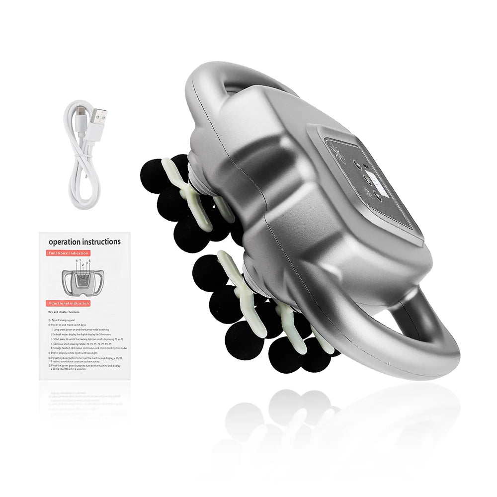 Foreverlily 24 Head Fascia Massage Gun for Muscle Relaxation