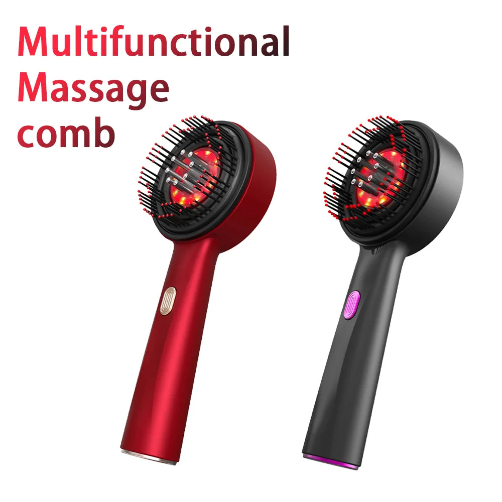 Foreverlily Electric Vibration Scalp Massage Comb With Oil Applicator