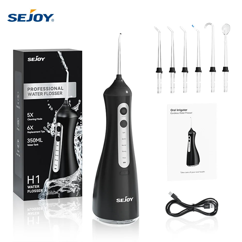 Sejoy Cordless Electric Oral Irrigator For Effective Dental Cleaning