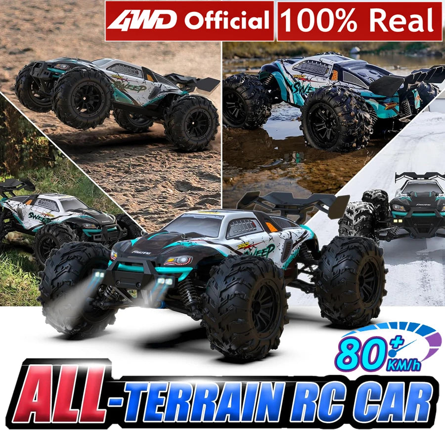 4WD Off Road Remote Control Car High Speed Brushless Buggy