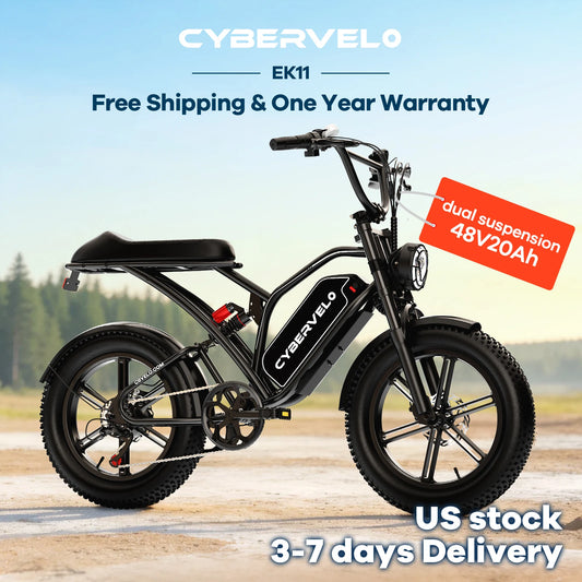 Cybervelo EK11 1000W Fat Tire Electric Dirt Bike All Terrain