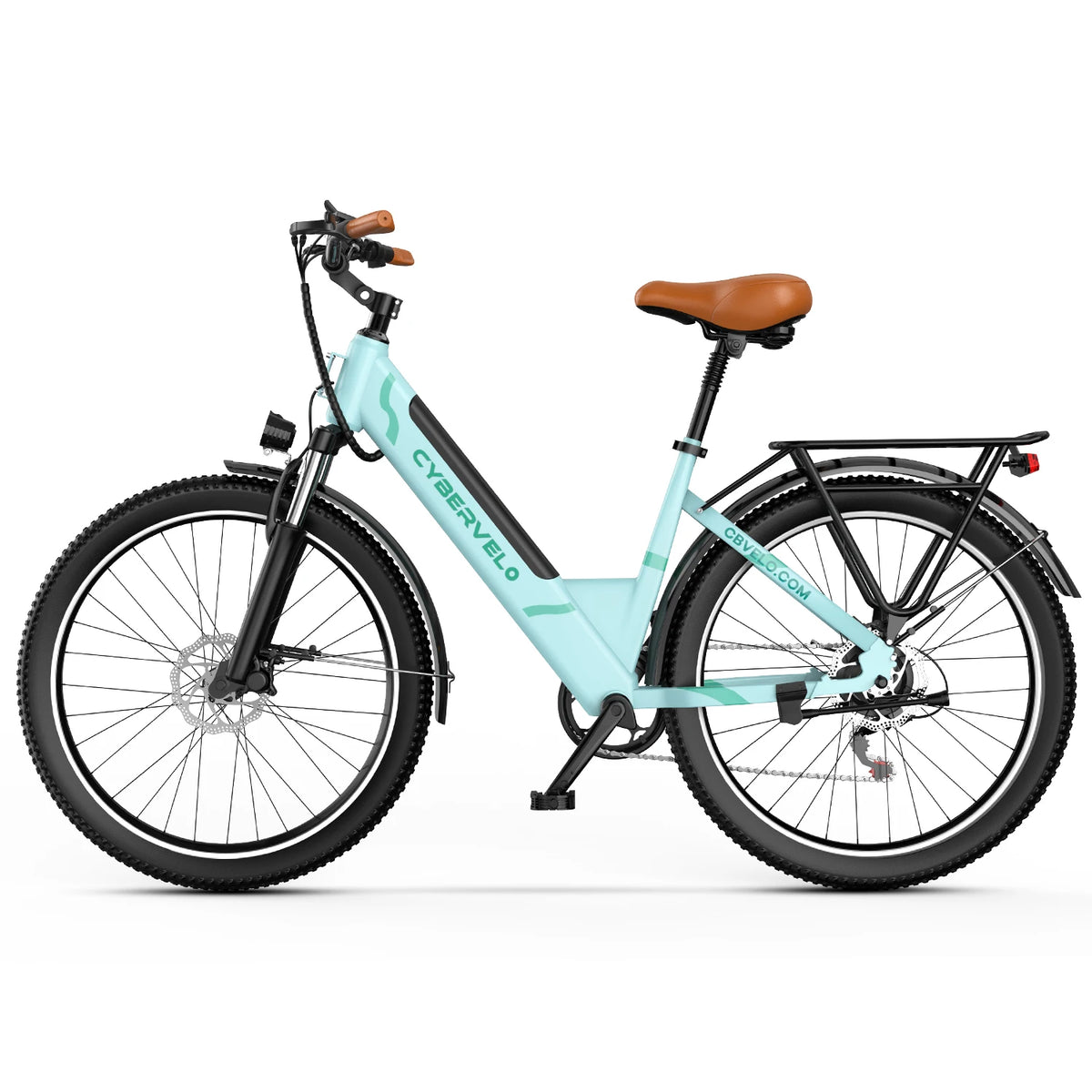 Cybervelo Urban Electric Bike With 1000W Motor And 7 Speed Gears