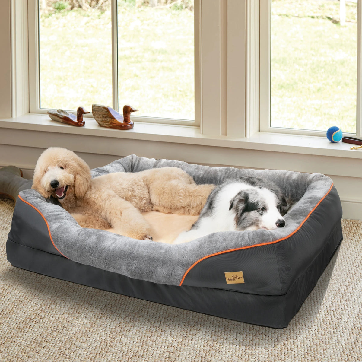 BINGOPAW Comfortable Washable Waterproof Dog Bed With Removable Cover