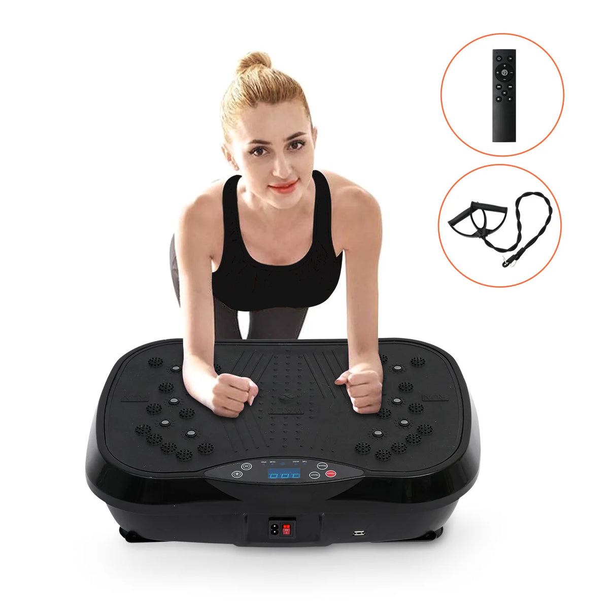 Portable Vibration Plate Exercise Machine For Home Workouts