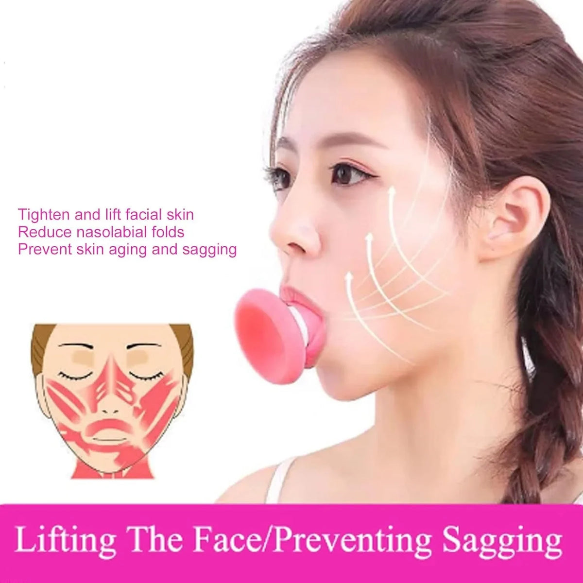 Face Exerciser Jawline Shaper for Facial Muscle Training and Toning Tool