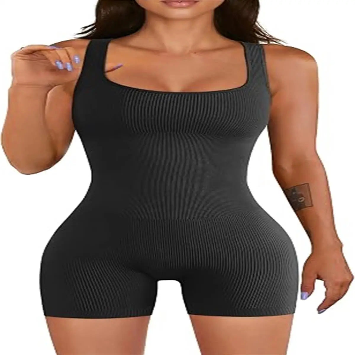 Seamless Halter Backless Jumpsuit Women Breathable Quick Dry Athletic