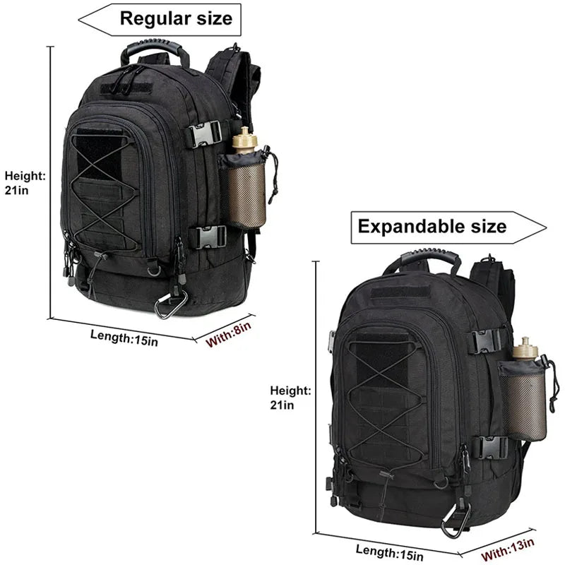 LQARMY Tactical Military Molle Backpack for Hiking and Outdoor Travel