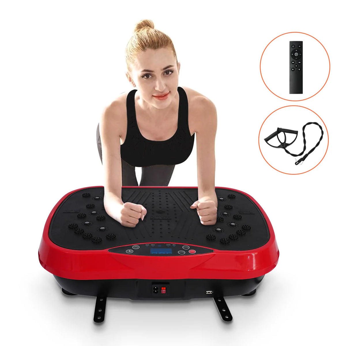 Portable Vibration Plate Exercise Machine For Home Workouts